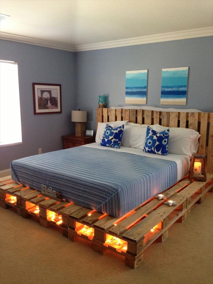 diy-pallet-platform-bed-with-lights