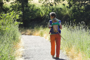 hiking with infant