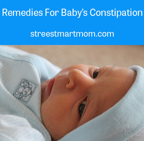 constipated baby remedies