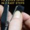 How To Fix A Stuck Zipper In 2 Easy Steps!